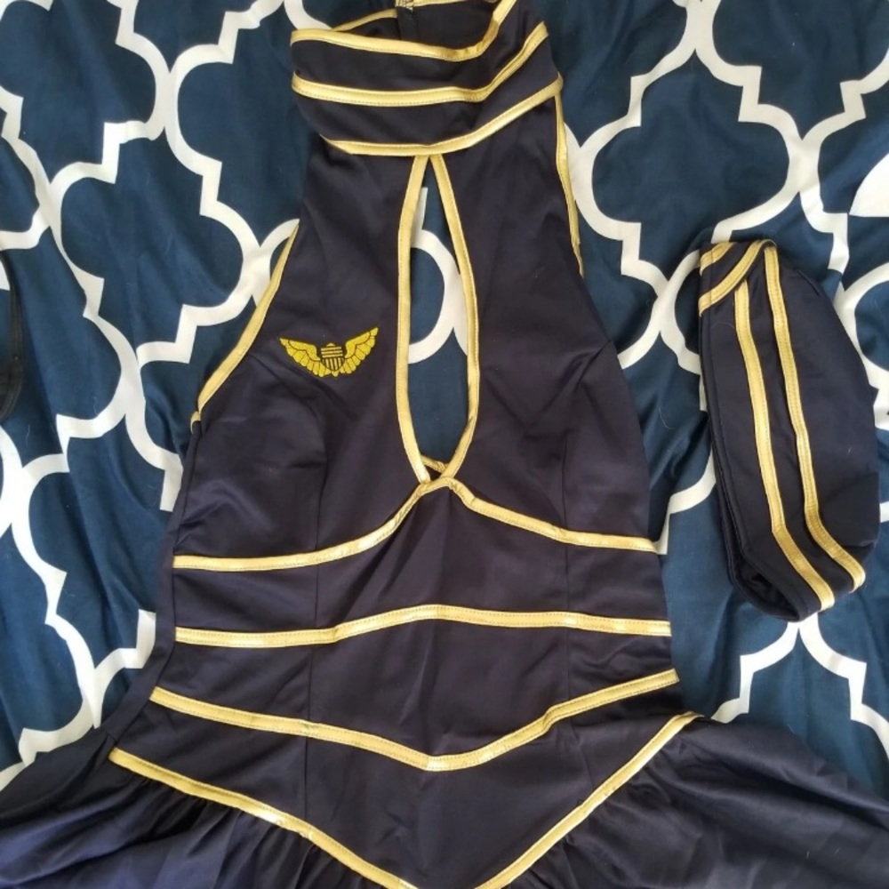 Toxic Flight attendant costume